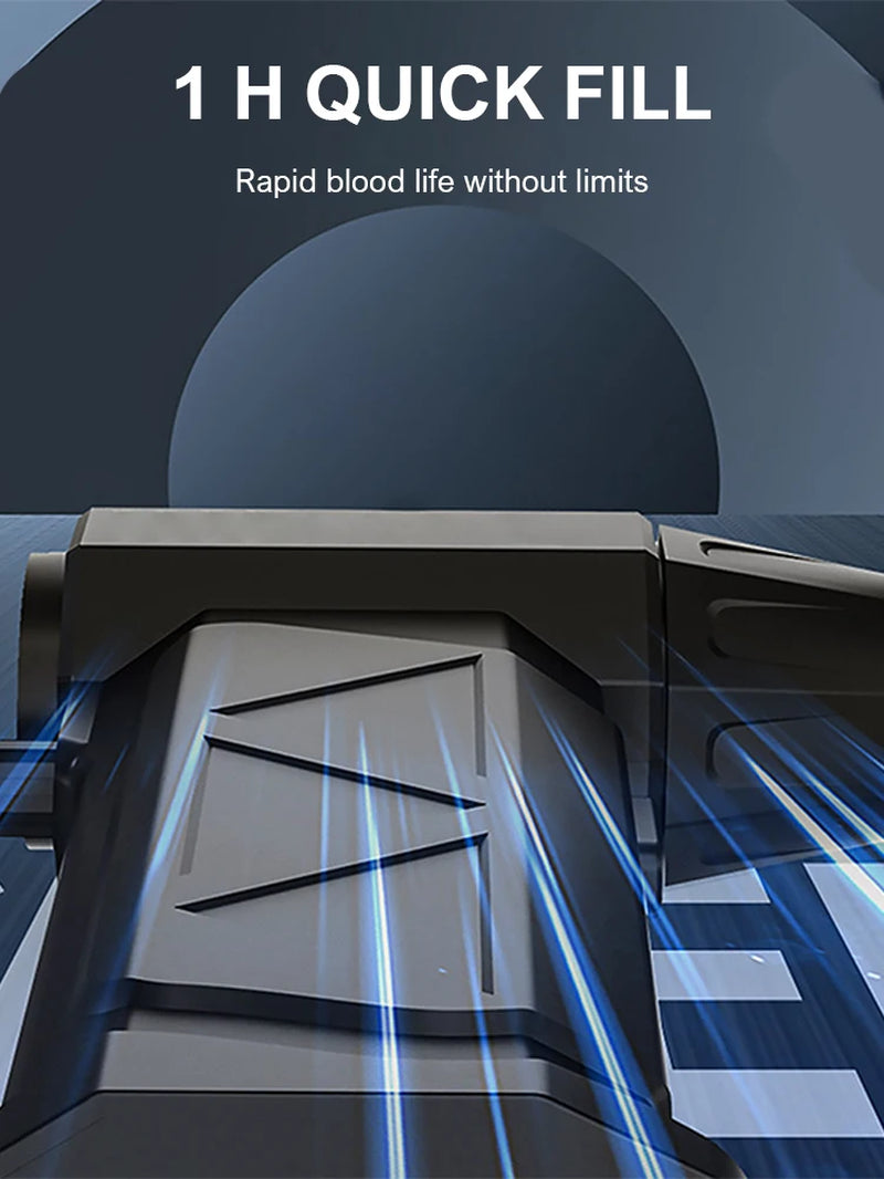 Upgraded Turbo Violent Fan 300,000RPM High Speed Air Blower All-In-One Brushless Dust Blower with Vacuum Kit Mini Turbo Jet Fan